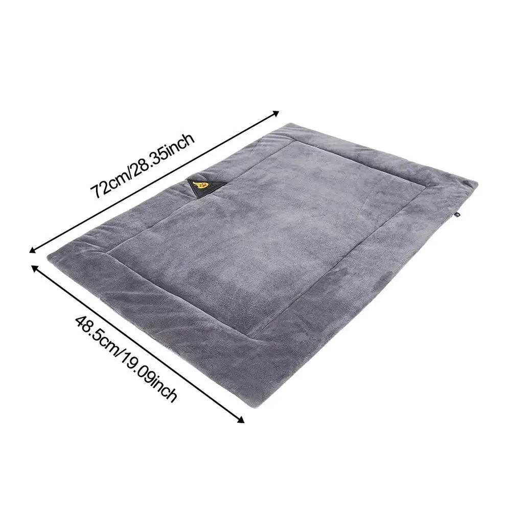Self Heating Pet Bed Comfortable Flannel Dog Mat Elderly Pets Cat Warmer Winter Thermal Supplies Waterproof Warming Pad #W0