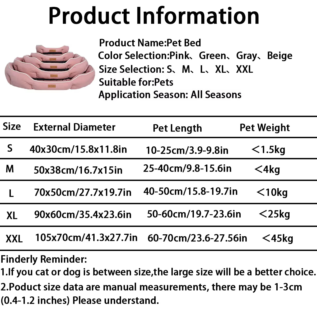 Large Dog Bed for Cats All Seasons Dog Pad Summer Sleeping Puppy Bed for French Bulldog Teedy Cooling Cat Bed for Small Dog Pet