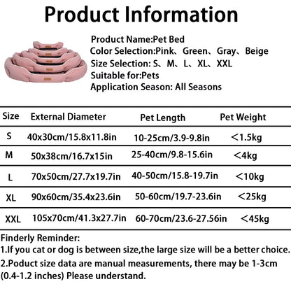 Large Dog Bed for Cats All Seasons Dog Pad Summer Sleeping Puppy Bed for French Bulldog Teedy Cooling Cat Bed for Small Dog Pet