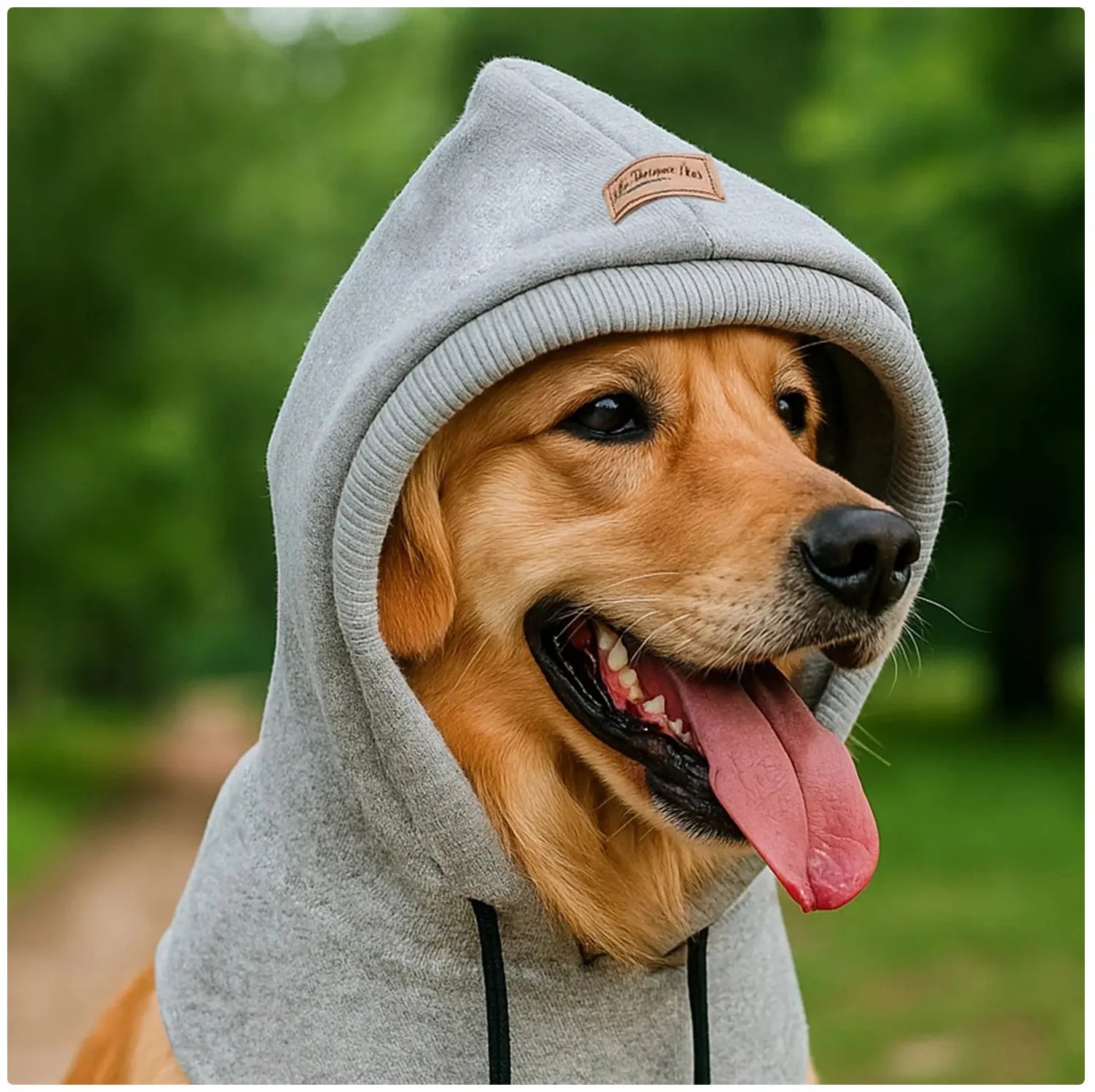 Stylish Grey Dog Hoodie - Keep Your Pup Cozy and Chic