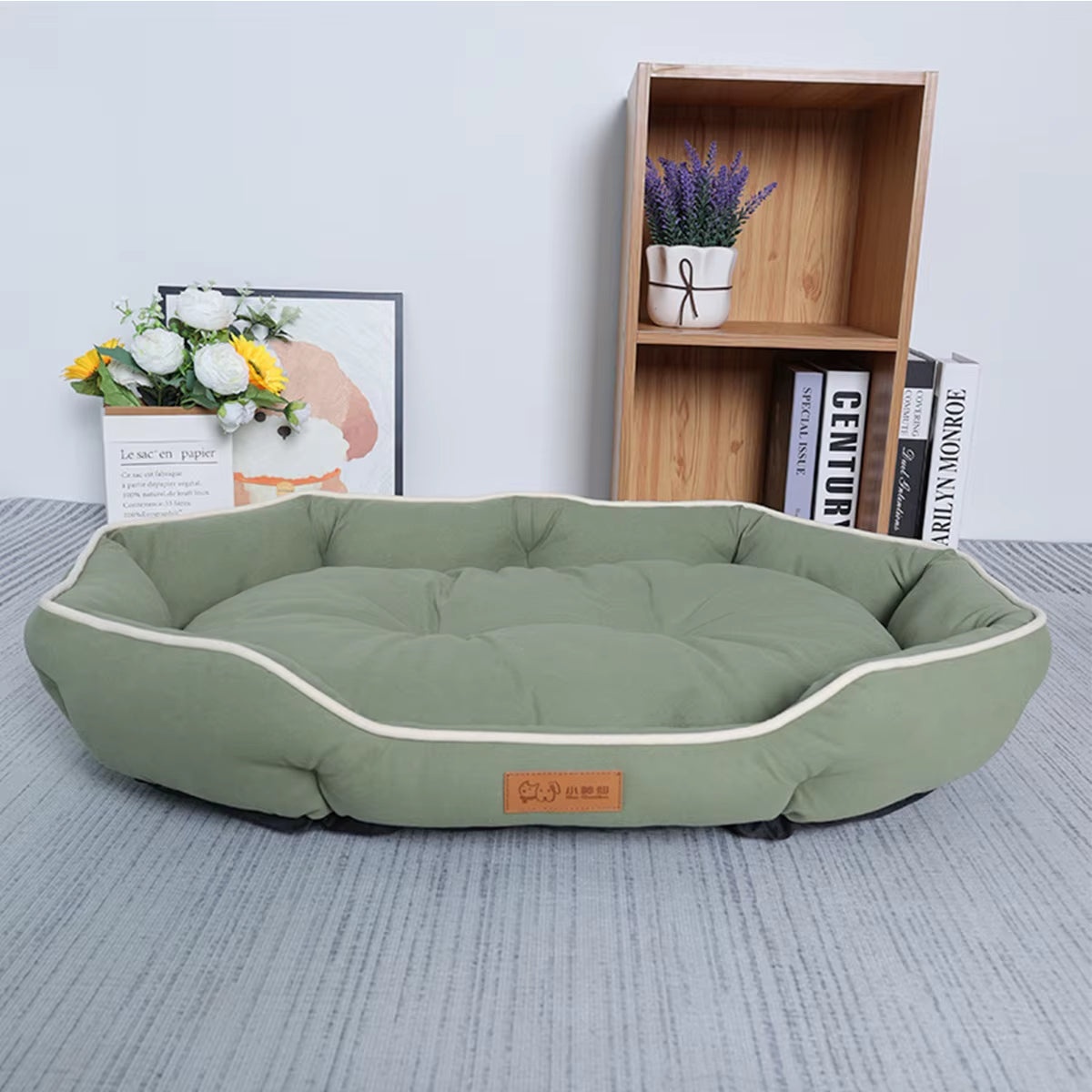 Large Dog Bed for Cats All Seasons Dog Pad Summer Sleeping Puppy Bed for French Bulldog Teedy Cooling Cat Bed for Small Dog Pet