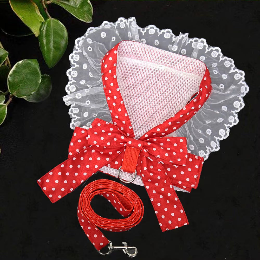 Dog Harness Vest Soft Breathable Dog Harness Nylon Clothes Leash for Dogs Puppy Collar Cat Pet Dog Chest Strap